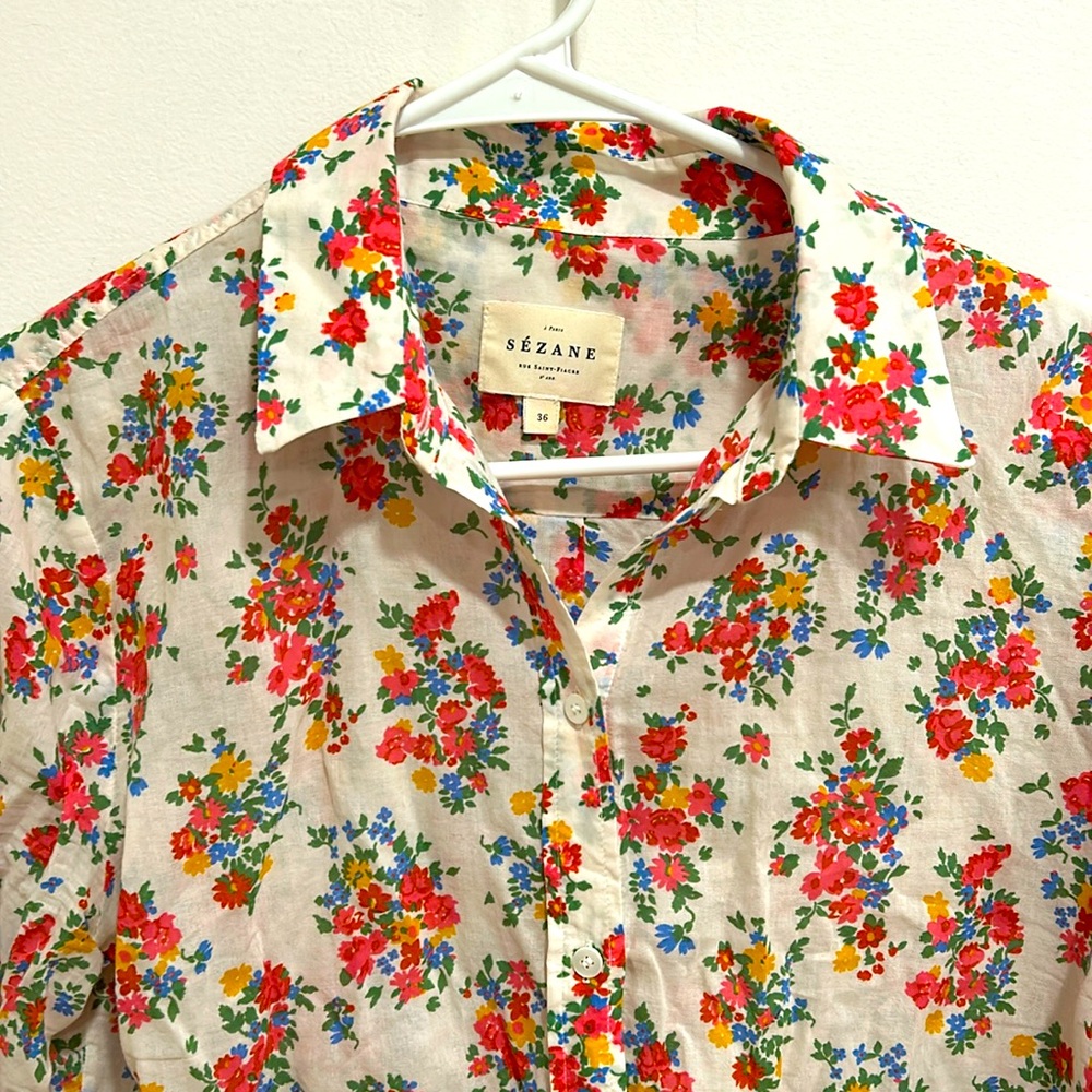 Sezane, Ann Shirt, size 6